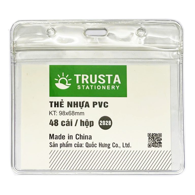 Thẻ nhựa PVC Trusta (98x68mm)