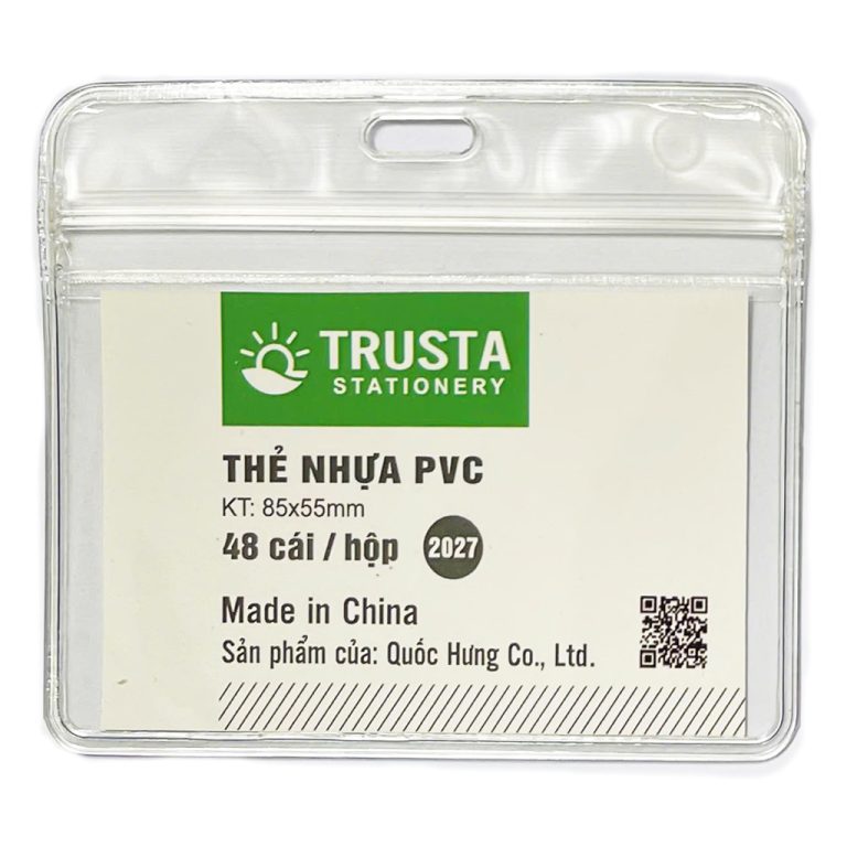 Thẻ nhựa PVC Trusta (85x55mm)