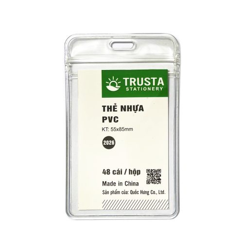 Thẻ nhựa PVC Trusta (55x85mm)