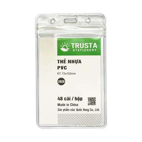 Thẻ nhựa PVC Trusta (72x102mm)